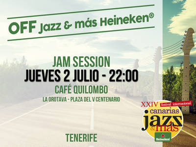 El Café Quilombo de La Orotava y el Shack de Las Palmas de Gran Canaria serán hoy jueves escenario de los dos últimos conciertos Off Jazz&Más Heineken